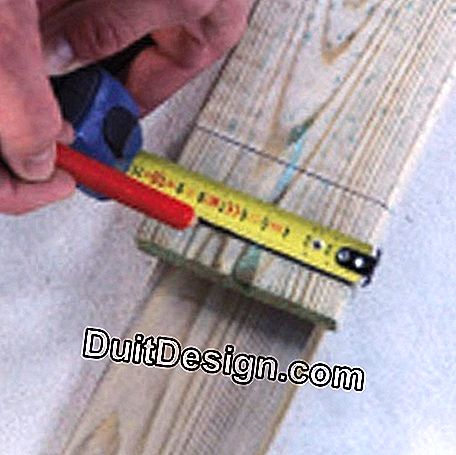 Add 4 cm to the required length of the blade