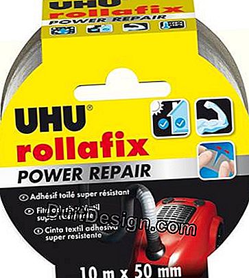 Grå reparasjonstape ROLLAFIX RUBAN POWER REPAIR fra UHU