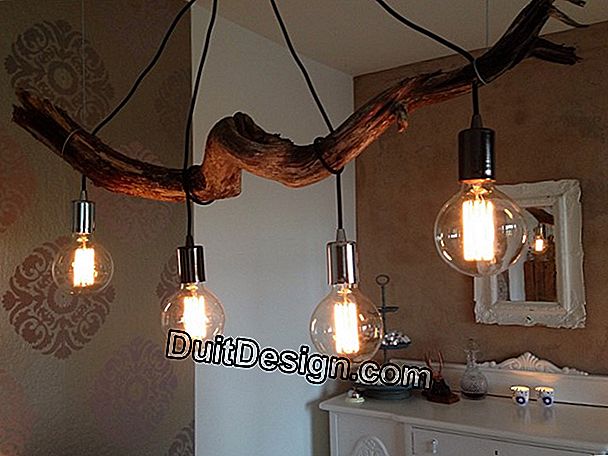 DIY: dekorér en lampeskærm med en retro kromånd