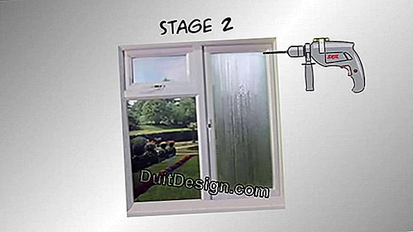 Remove condensation in double glazing