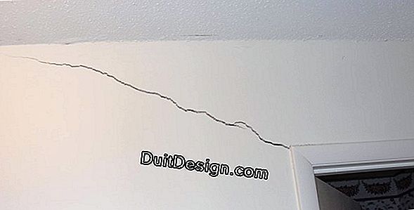 Cracks on interior wall