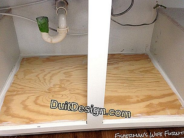 Protect from moisture a plywood cabinet