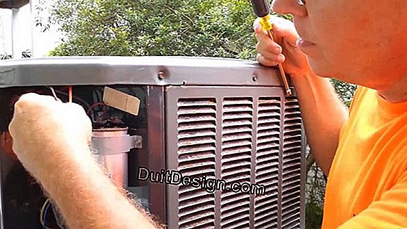 Failure on condenser of a heat pump (PAC)