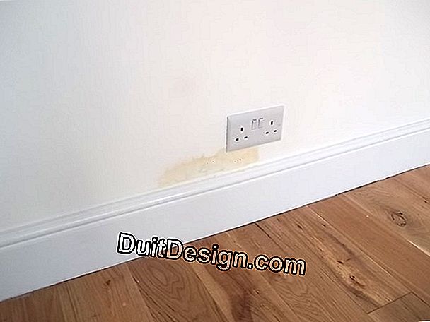 Remove condensation problems on a cold wall