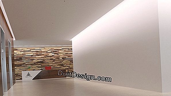 Installation of recessed floor spotlights