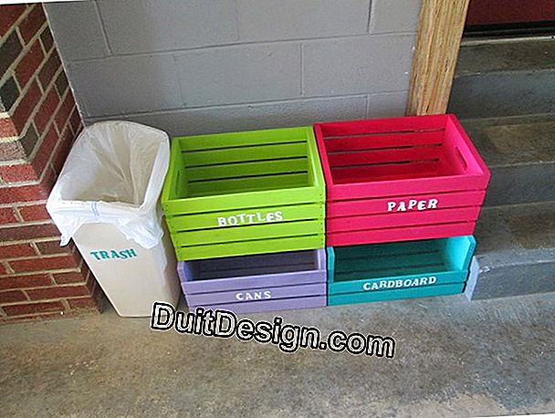 Recycling: use crates to store and store