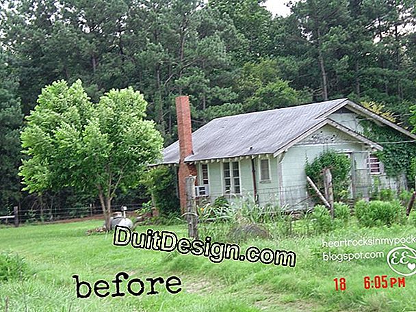 Step by step restoration of a farmhouse