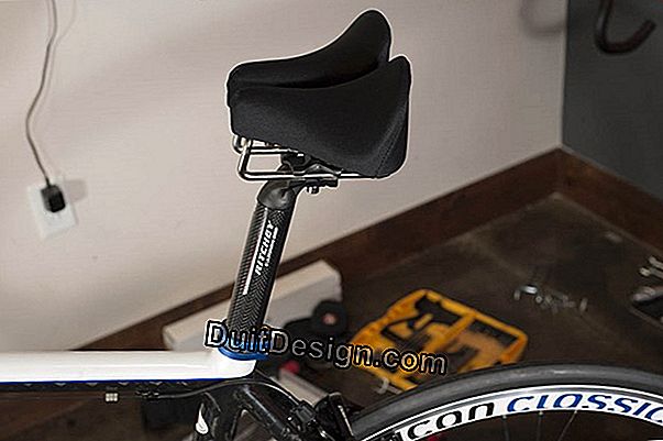How to change the saddle of a bike?
