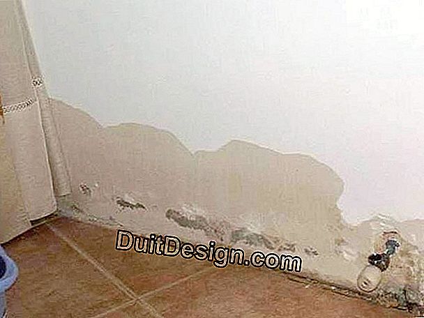 Fachada: protege una pared de humedad.