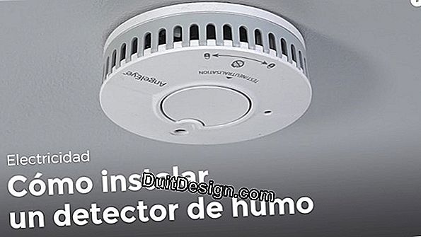 ¿Cómo instalar un detector de humo (DAAF)?