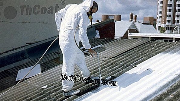 Aislar un techo de fibra de cemento