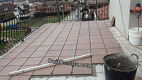 Sellado de un suelo de terraza