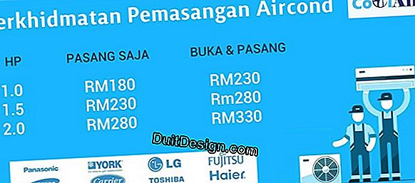 Pasang sistem penghawa dingin di rumah