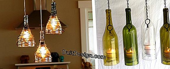 Decoração: lâmpada reciclada em copos de plástico