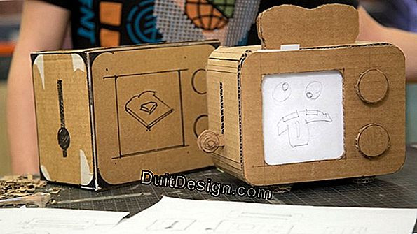 DIY: un carton robust din carton, practic și ușor