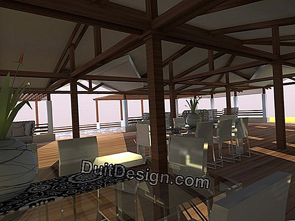 Realizarea unei terase acoperite și a camerei sale de vară