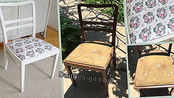 Tutorial: Decoreaza un scaun cu un capac de butis