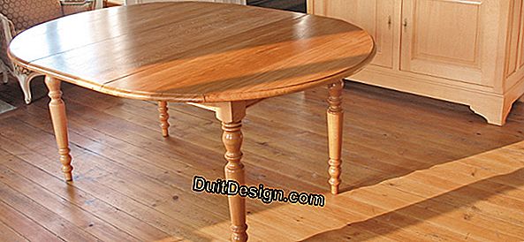 DIY: meja kayu oak padat yang tertutup