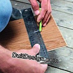 Take measurements for cutting blades