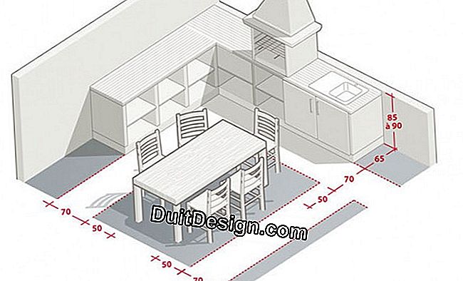 Jardinería: qué dimensión para una cocina exterior.